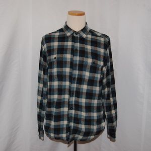 Woolrich Blue and Black  Flannel Shirt